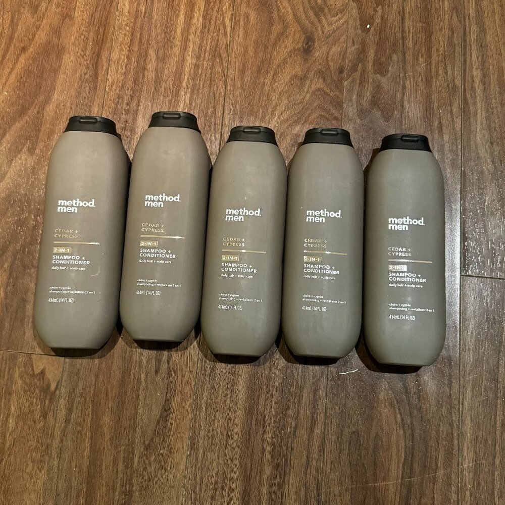 5pack Method Men 2-in-1 Shampoo & Conditioner, Cedar + Cypress